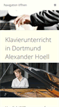 Mobile Screenshot of klavierlehrer-dortmund.de